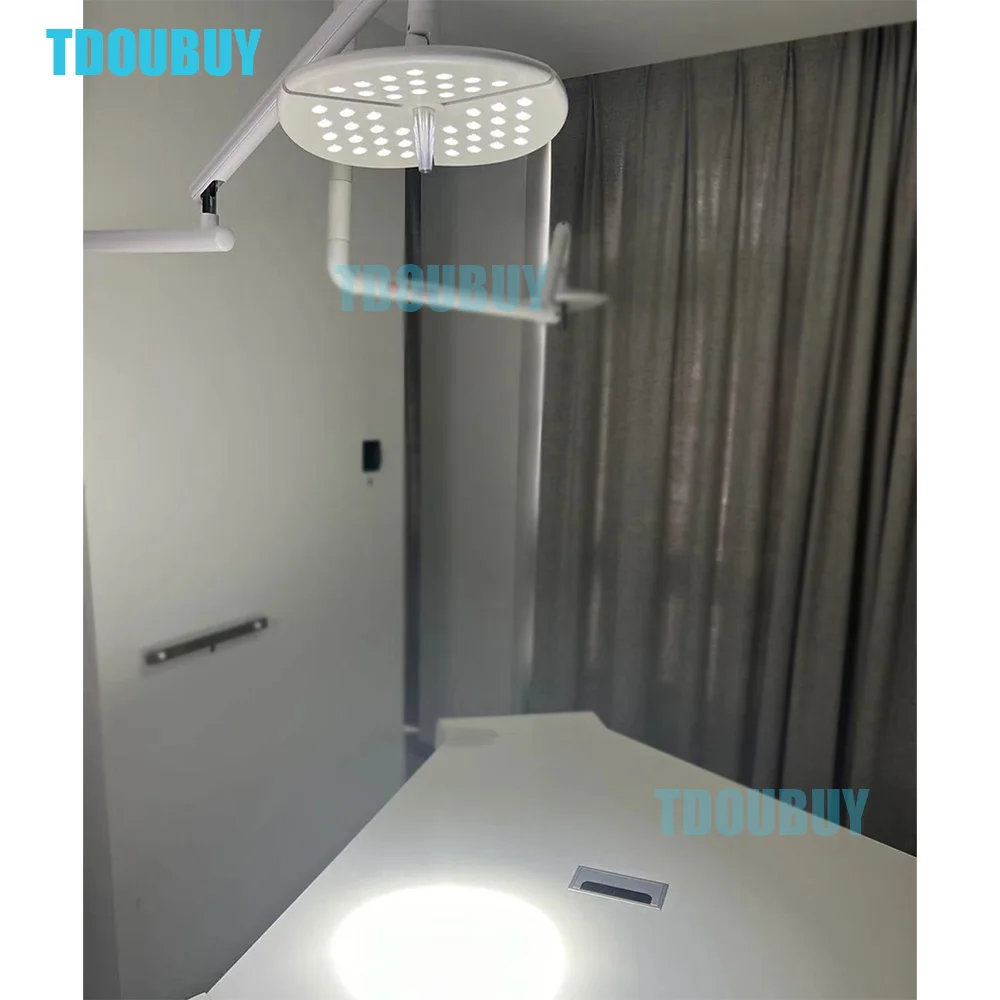 TDOUBUY 80W New Upgrade Wall Shadowless Examination Lamp Ceiling Surgery Operation Lighting  Used for Dentistry, Pet Hospitals