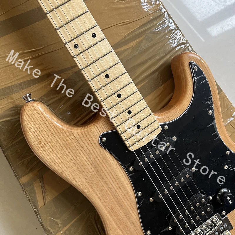 22 tone finger electric guitar, high-quality natural wood color, professional level, fast delivery.