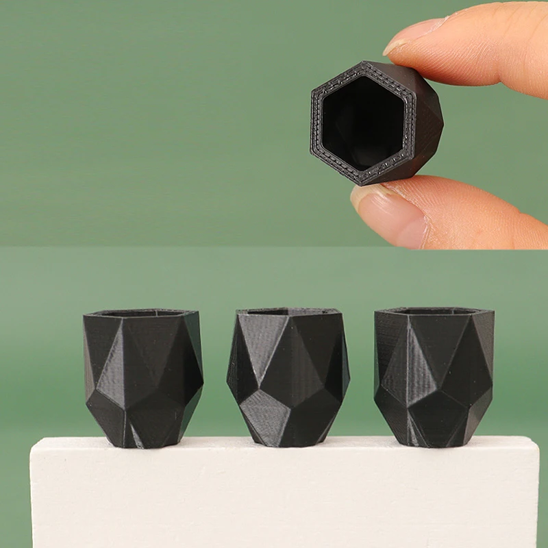 1/12 Dollhouse Mini Flower Pot Model Dollhouse Living Room Decoration Toy Dolls House Scene Decor Accessories Pretend Play Toy