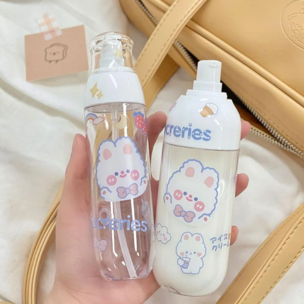 Water Bottles Portable Travel Dispenser Bottle Lotion Pump Plastic Refillable Bottle Empty Transparent Spray Bottle Travel