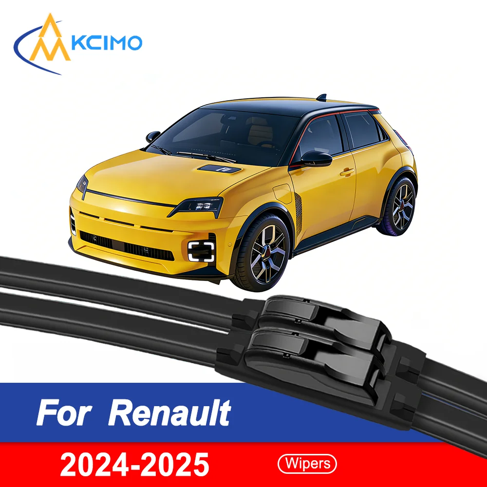 

2-Pack Superior Wiper Blades for Renault 5 E-Tech 2024-2025 All-Season Durable Quiet Wiping Uninterrupted Visibility