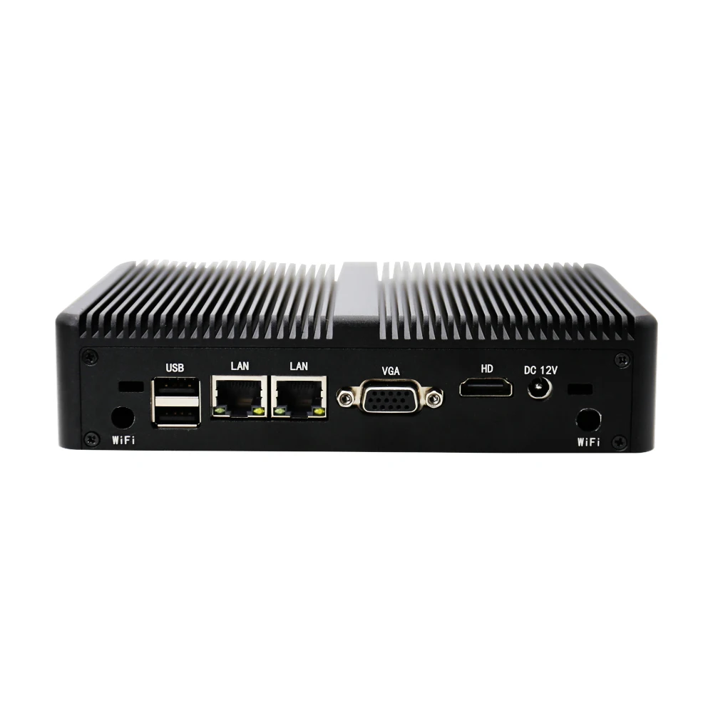 Imagem -04 - Mini pc Fanless Quad Core Celeron J4125 Esxi Aes-ni 4xlan 6usb 3g 4g Lte Módulo Macio Router Hdmi Vga Pfsense Firewall Appliance