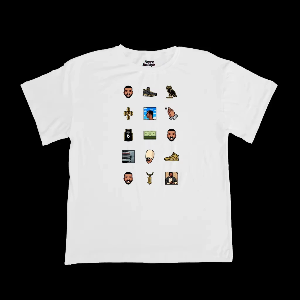 Street Hype Culture T-Shirt CLB Album Boy Lover DRAKE Amerikanischer Hip-Hop Rock Kurzarm-Sänger Männer Frauen Street Tops – Detail 6