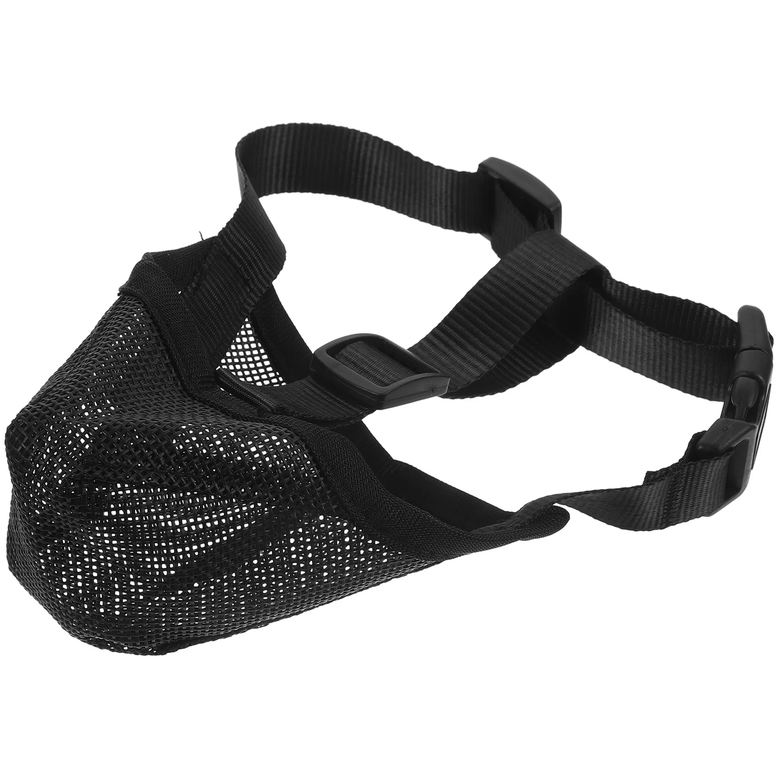 

Dog Muzzle Breathable Mild Premium Mesh Adjustable Outdoor Use Durable Anti-Barking Anti-Biting Practical Pet Mouth Cover