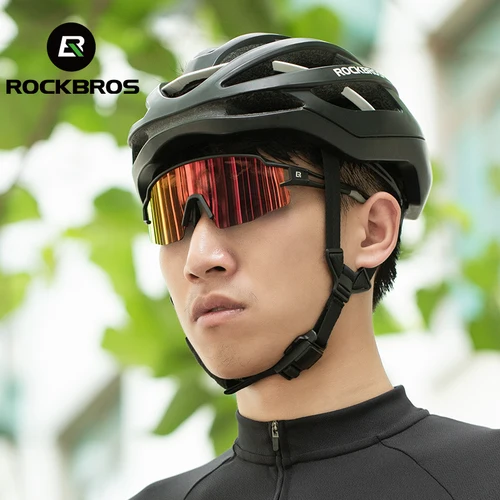 Imagen 2 del producto Gafas de bicicleta ROCKBROS con montura para miopía, lentes polarizadas para bicicleta, gafas UV400 para deportes al aire libre, gafas de sol para ciclismo de montaña y carretera