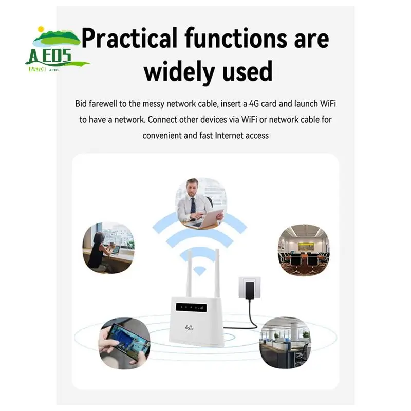 

AED5-беспроводная карта LTE-маршрутизатор, повторитель 4G, маршрутизатор для SIM-карты, мобильная точка доступа, Share R102 для домашнего офиса, вилка европейского стандарта