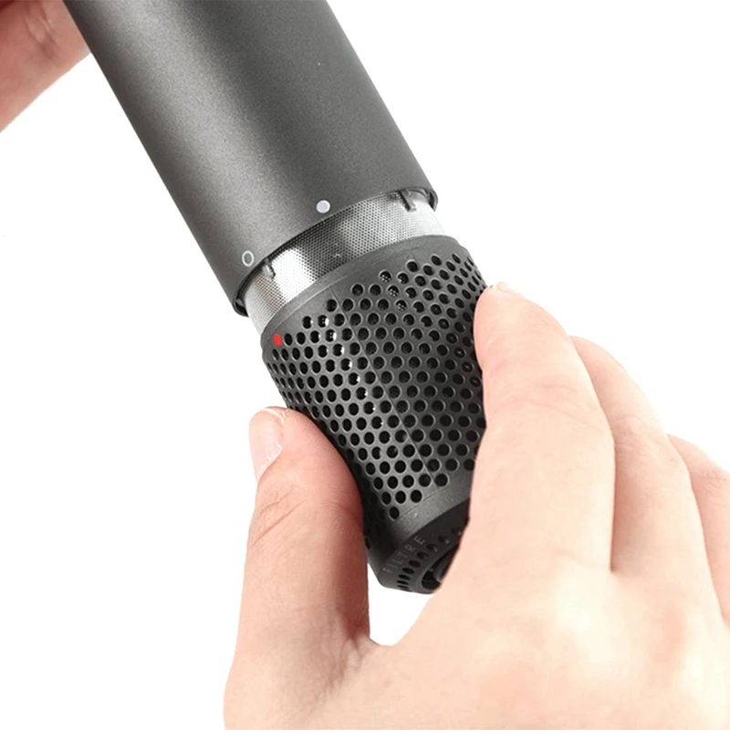 2X Cocok untuk Pengering Rambut Dyson HD01 HD03 HD08 Penutup Filter Luar Tahan Debu Aksesori Penyedot Debu Hitam