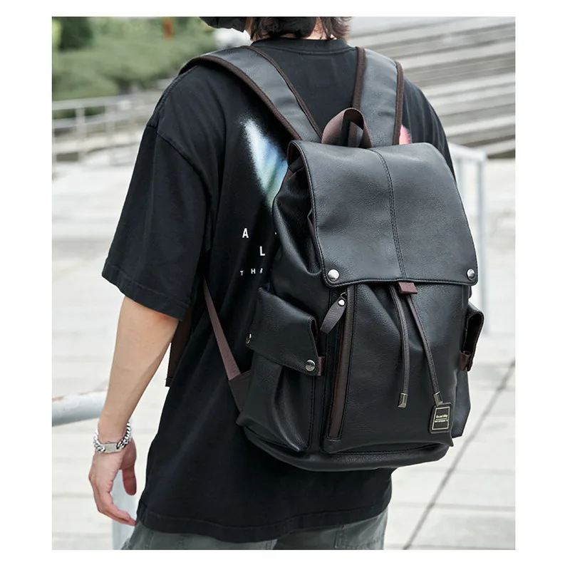 

Рюкзак, мужская кожаная дорожная сумка, рюкзак, компьютерный рюкзак