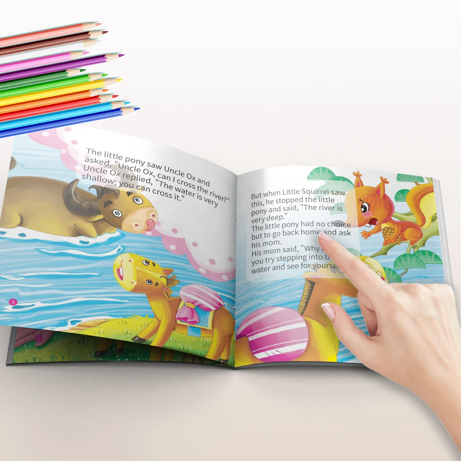 Bedtime Story Card Book - Lively Knowledge Card Book for Early Learning, Educational Cards