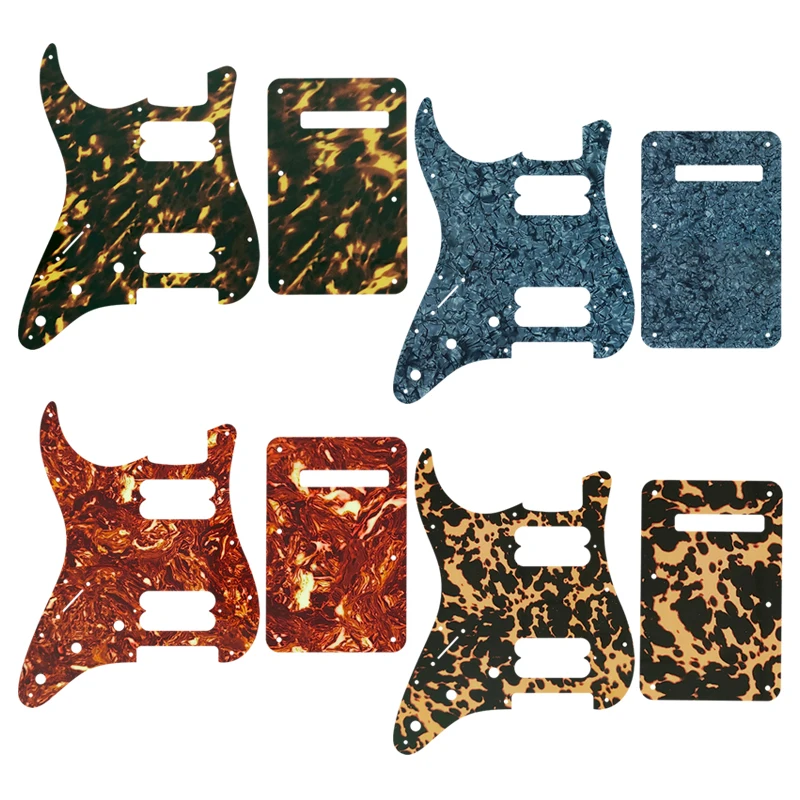 

Guitar Parts - For US Left Handed 11 Screw Hole Standard Strat HH Player Humbucker Guitar Pickguard & Back Plate Scratch Plate