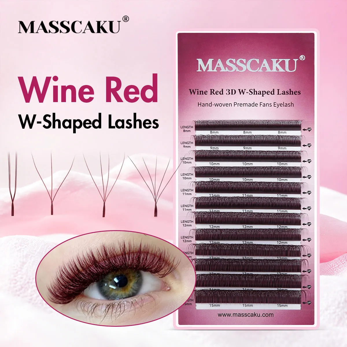 masscaku-extensoes-de-cilios-borgonha-007mm-cilios-coloridos-vinho-tons-d-l-m-curvatura-8-15mm-comprimentos-mistos-bandejas-de-cilios-de-volume