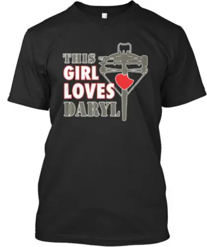 This Girl Loves Daryl One Time Run T-Shirt Made in the USA Size S to 5XL