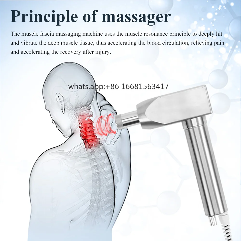 Massage  Shockwave Therapy Machine Massager Shock Wave Electric Chiropractic Tool Massage