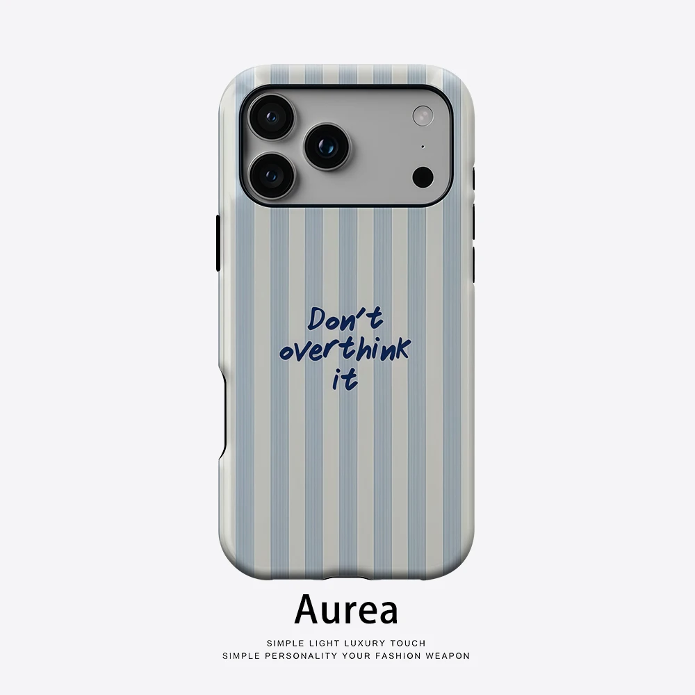 Coque de téléphone à rayures côtières pour coque magnétique pour iPhone 17 16 15 14 13 Pro Max Plus, coque simple ou double couche
