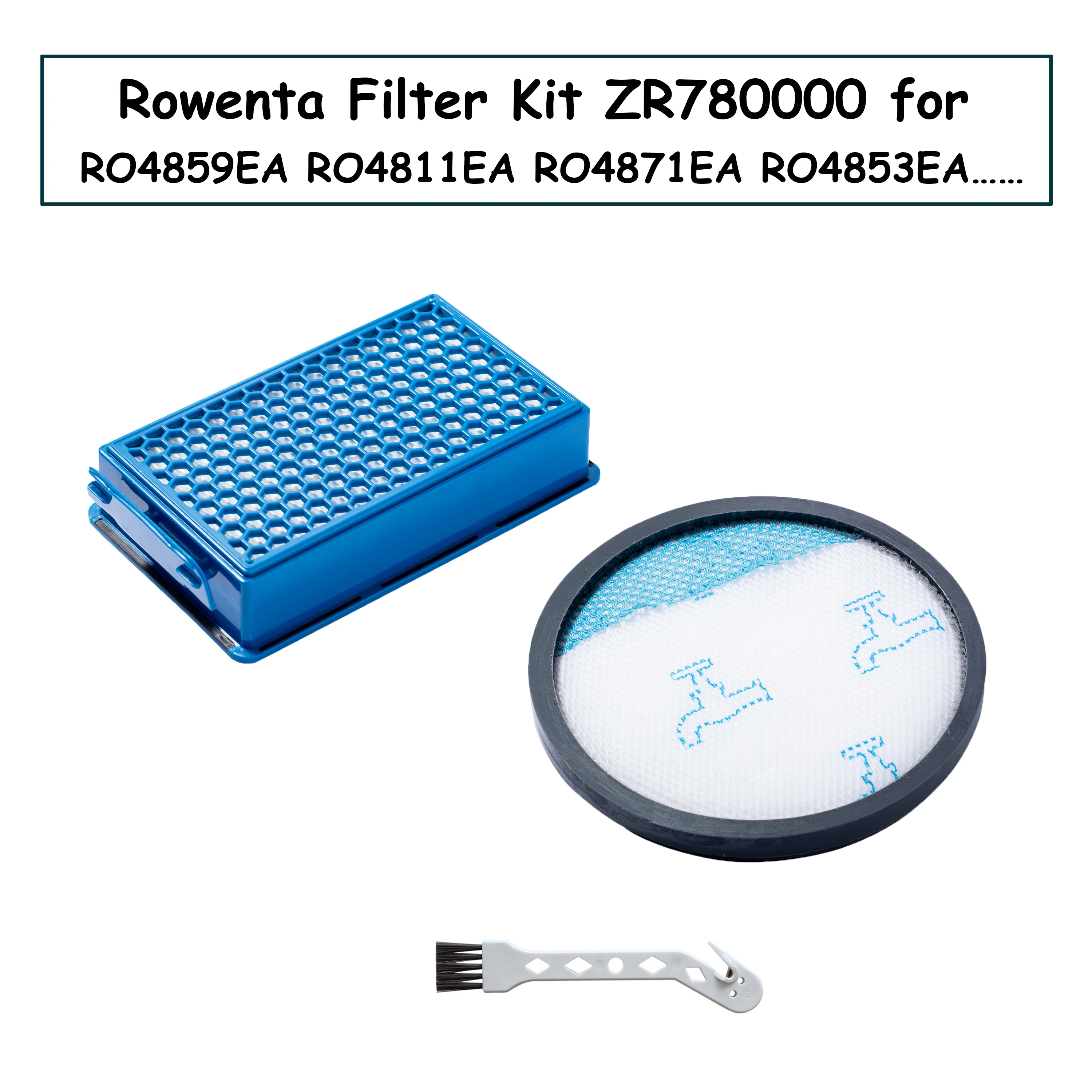 LICG Hepa-Filter – 5 Stück, Kompatibel Mit Rowenta ZR009008, Für Roboterstaubsauger, Einfach Wechselbar