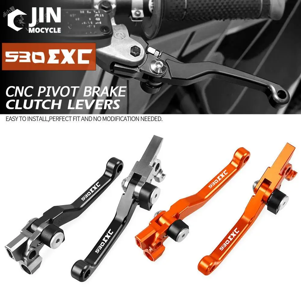 

CNC For 530EXC EXCR 2008 2009 2010 2011 Motorcycle Foldable Pivot Dirt Bike Brake Clutch Levers Cable Lever Handle Aluminum Part