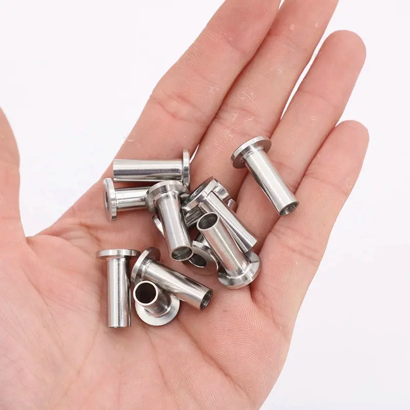 20PCS 316 Stainless Steel Protector Sleeves for 1/8 5/32 3/16 Inch Wire Rope Railing