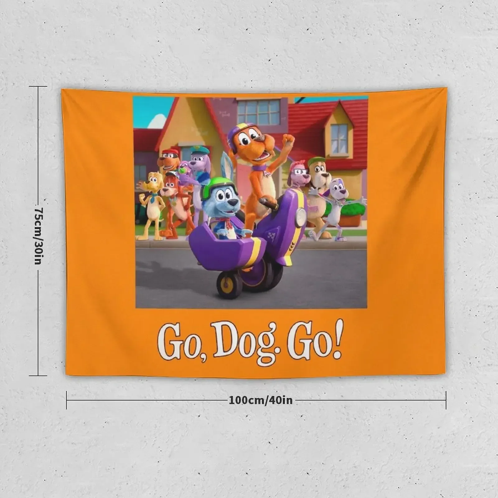 Go, Dog. Go! Tapestry Decoration Pictures Room Wall Luxury Living Room Decoration Room Decor Aesthetic Tapestry