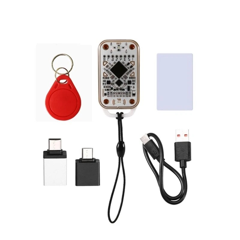 t24c-chameleon-v30-1uid-keychain-1cuid-white-card-rfid-smart-chip-reader-nfc-read-write-id-ic-card-smart-tag-copyer-copying
