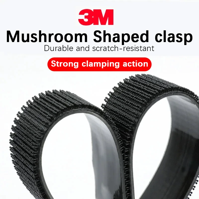 3M Mushroom Velcro Strong Double sided Adhesive Mushroom Head Magic Tape Seamless Multi functional Self adhesive Tape Nylon Velc