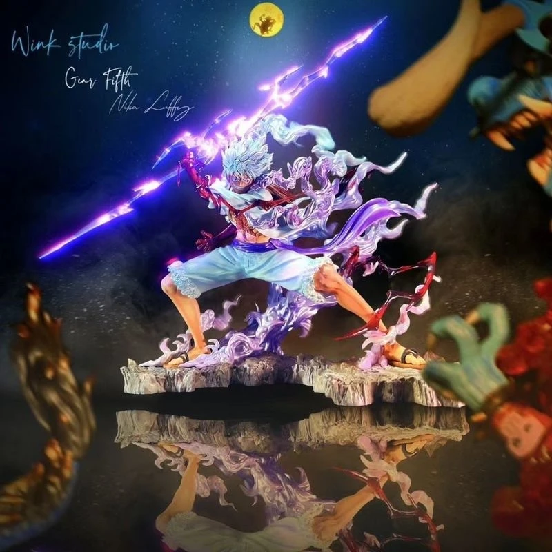 

One Piece Gear 5 Nika Luffy Gripping Figure With Exclusive Bonus Sun God Model Statue Anime Collectible Gift