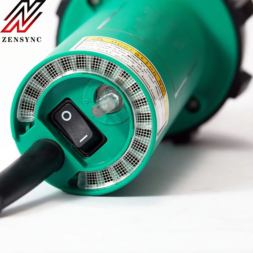 Brushless Motor Hot Air Plastic Welding Gun for PVC Floor/HDPE Membrane/Plank Pipe 1600W