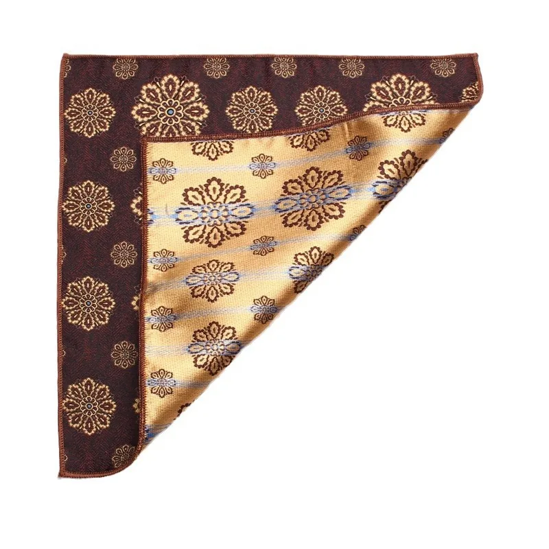 Jacquard Pocket Square For Men Women Paisley Chest Towel Hanky Gentlemen Hankies Men's Suit Handkerchief Pocket Towel Gifts