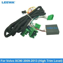 LEEWA Car 16pin Audio Wiring Harness With Canbus Box For Volvo XC90 09-13 Aftermarket Stereo Installation Wire Adapter