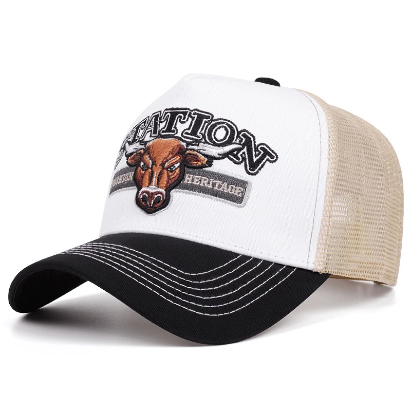 2025 Personalized New STATION Men's Trendy Truck Hat Street Skateboarding Hat Hip Hop Hat Women's Sunshade Baseball Hat Mesh Hat