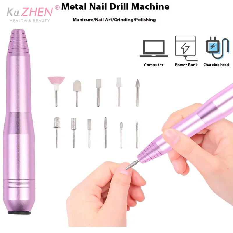 16000 دورة في الدقيقة المهنية الكهربائية مسمار الحفر آلة عالية السرعة مسمار ساندر ل مانيكير قاطعة المطحنة مجموعة هلام أداة إزالة طلاء الأظافر #3