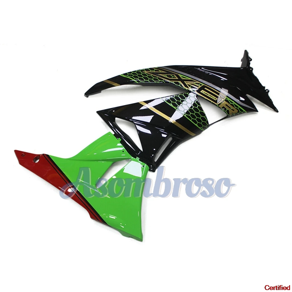 ABS-Kunststoff-Karosserie-Verkleidungsset für Kawasaki Ninja 636 ZX6R ZX-6R 2009 2010 2011 2012 ZX 6R 09–12 Motorradverkleidungen