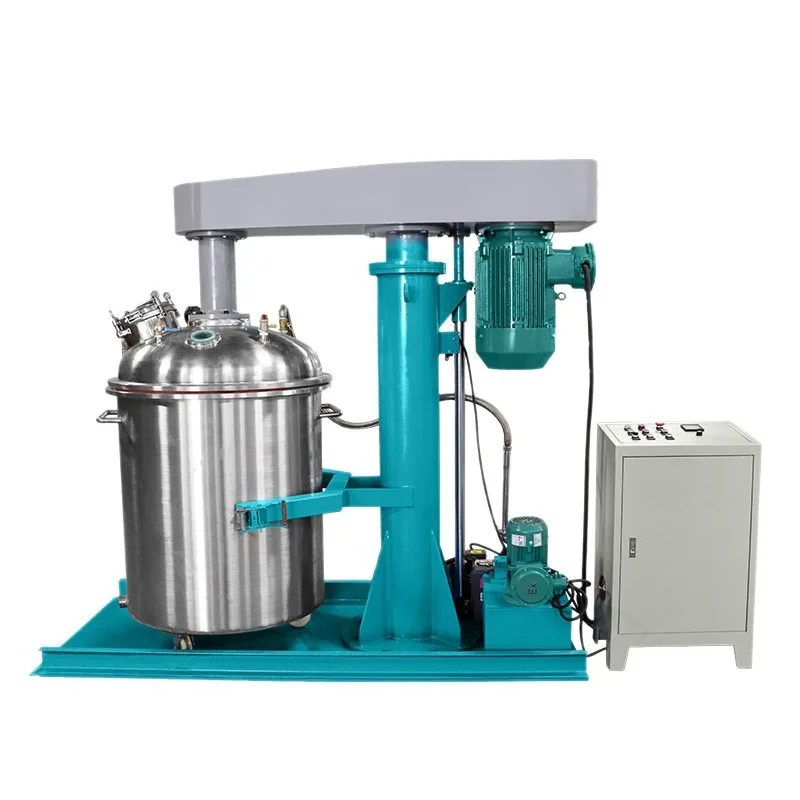 Vacuum defoaming disperser, hydraulic variable frequency lifting high-speed dispersion mixer, disperser