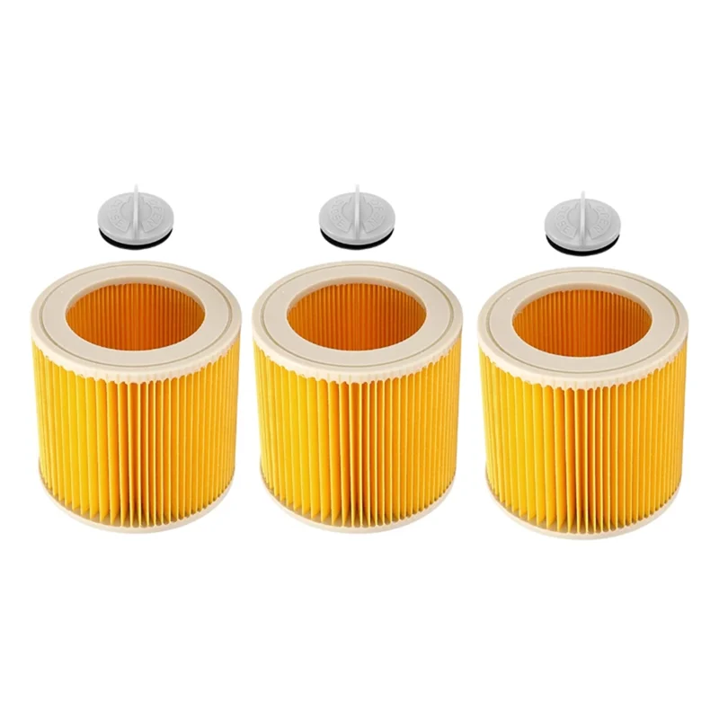 KEOL-3PCS Filtro HEPA Per Karcher WD WD2 WD3 WD1 MV3 MV2 Aspirapolvere Parti WD2250 WD3.200 WD3.300