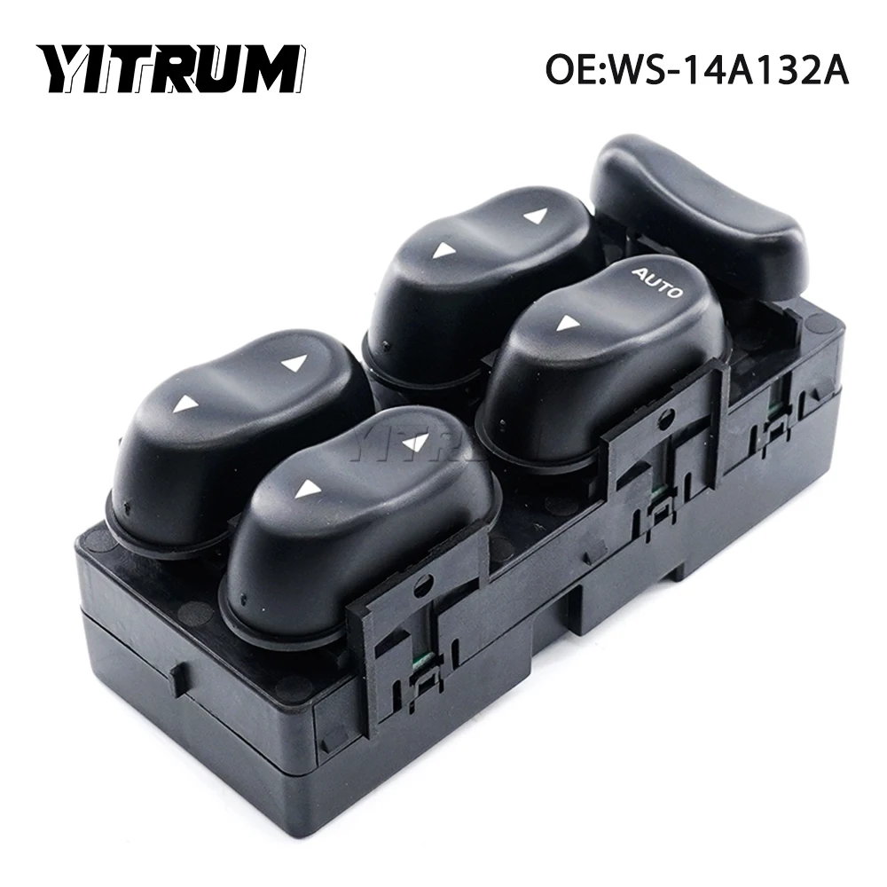 YITRUM WS-14A132A FDFC-141302-0 Front Left Power Window Main Replacement Switch For Ford AU Falcon Fairmont Fairlane XR6 XR8