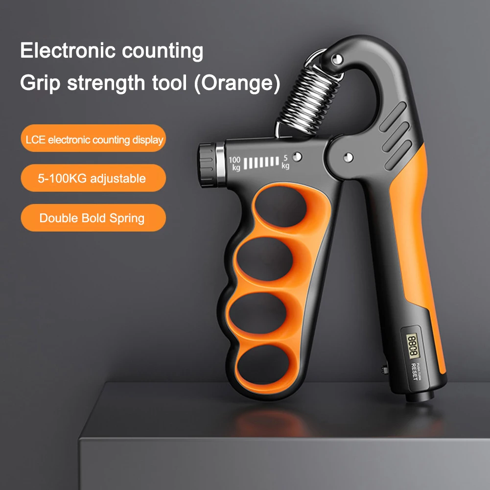 5-100 KG Grip Strength Trainer Fitness Gym Training Hand Gripper Stress Relief Hand Grip Strengthener Hand Gripper