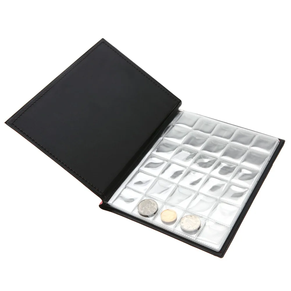 8.46 X 6.77 Inch Coin Storage Folder 250 Pockets 10 Pages Coin Collection Album Large Capacity Compact Design
