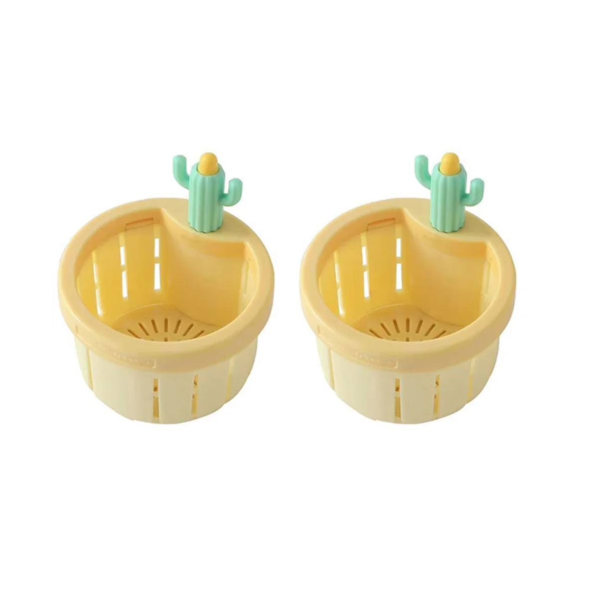 

A002 4 шт. пластиковые пробки для раковины кактуса, небольшой сетчатый сливной фильтр для раковины, фильтр для кухонной мойки, легко полоскается, подъемная корзина