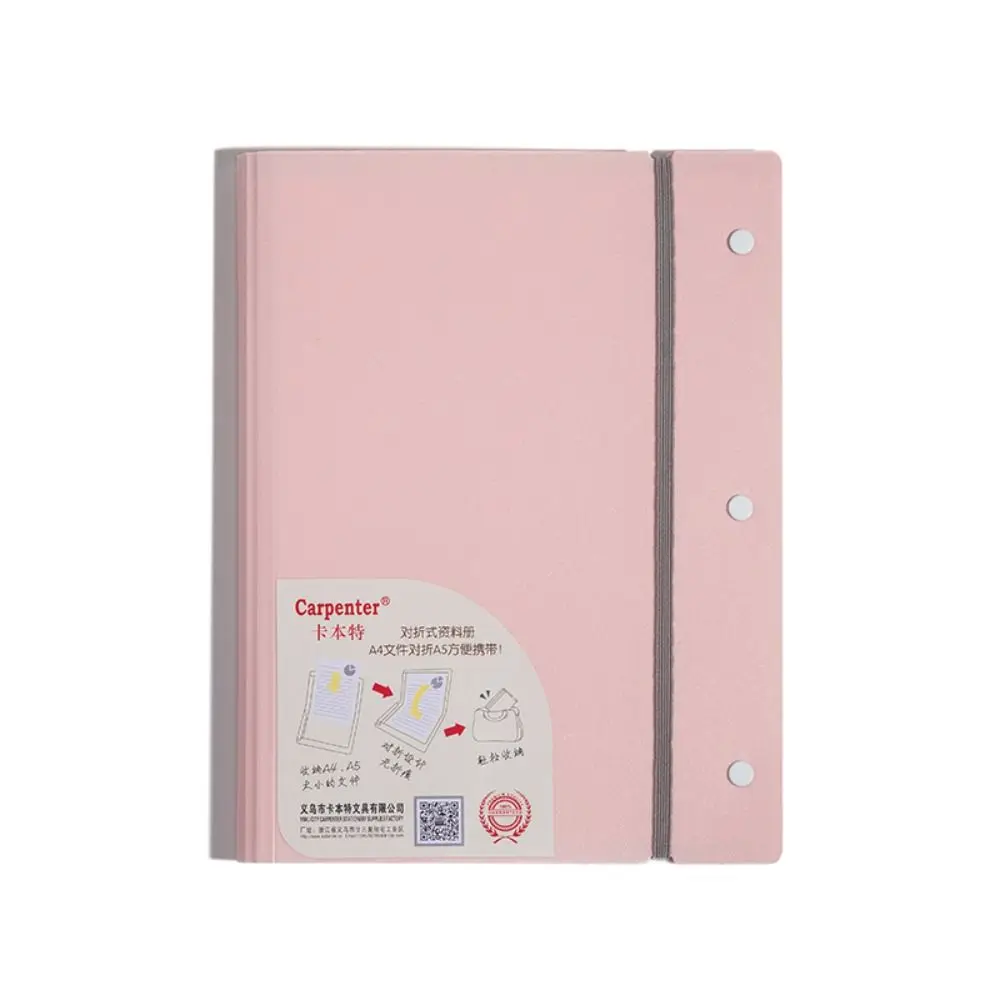 A5 To A4 File Folder Foldable With Insert Pages Storage Booklet Waterproof Multi-layer Document Organizer School Office