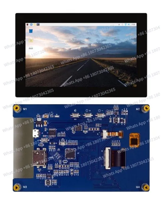 

5,0-дюймовый емкостный сенсорный экран IPS HD с USB и платой адаптера, интерфейс, совместимый с HDMI, 1280(RGB)*720