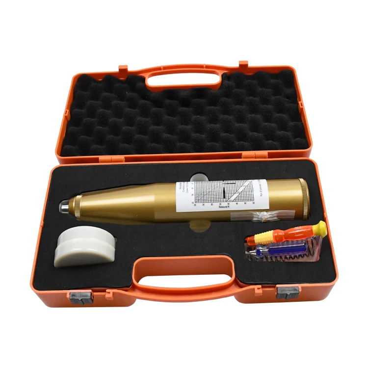 Probador de rebote de hormigón, máquina electrónica de trabajo de medición de compresión de 220V, garantía de 1 año