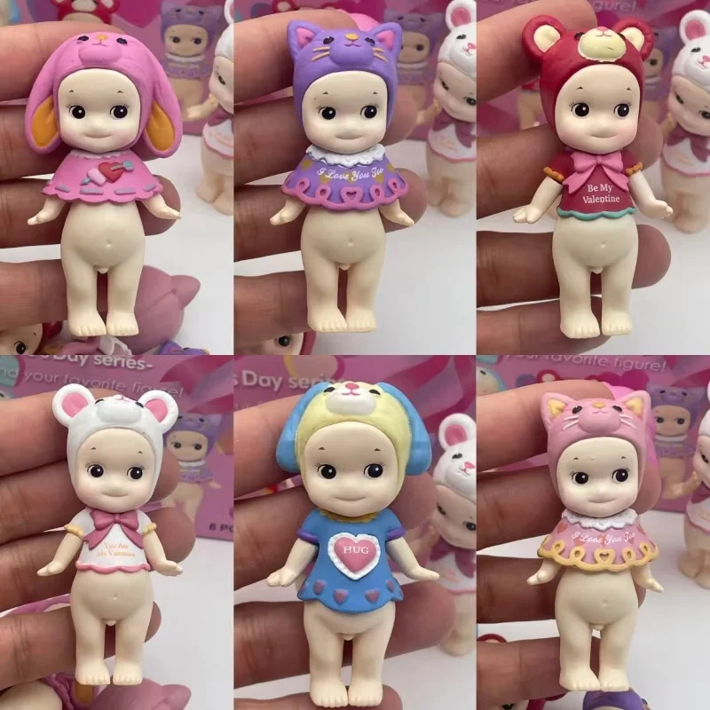 

Аниме Sonny Angel, мини-фигурка, серия ко Дню святого Валентина, слепая коробка, фигурки, украшения, милые куклы, Коллекционная модель, подарок на день рождения, игрушки