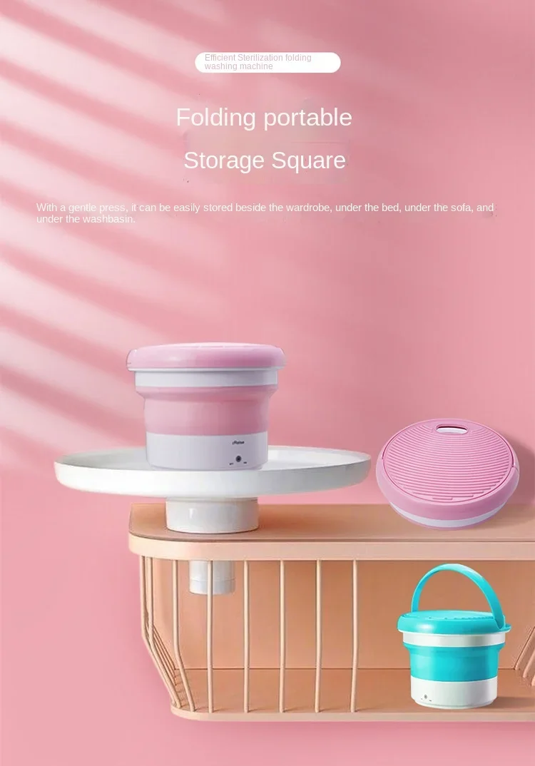110v/220v Klapp Praktische Mini Waschmaschine Baby Unterwäsche Waschmaschine Halbautomatische Mini Haushalts Kleine Tragbare
