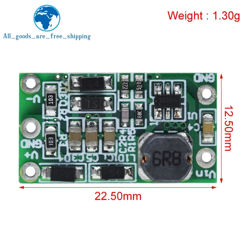 DC-DC Mini Boost Step Up Modul Einzelspannung zu positiver negativer Spannung Dual Voltage ±5V ±9V ±12V ±15V Step Up Board