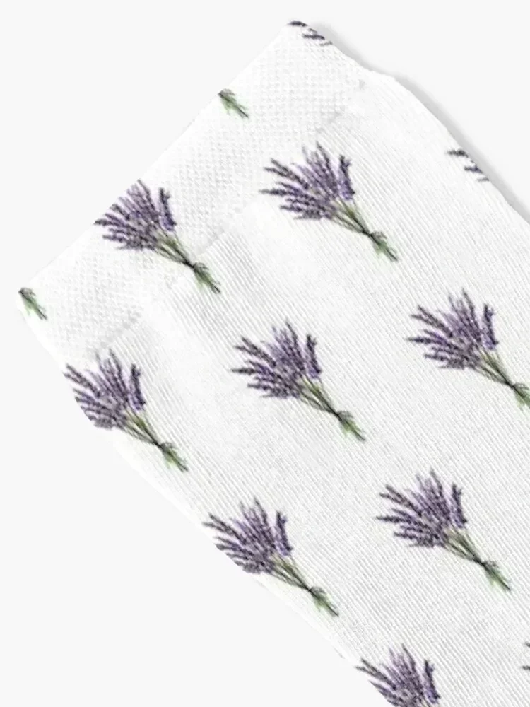 Watercolor Lavender Bouquet Pattern Socks anime christmas gifts funny gifts gift Girl'S Socks Men's