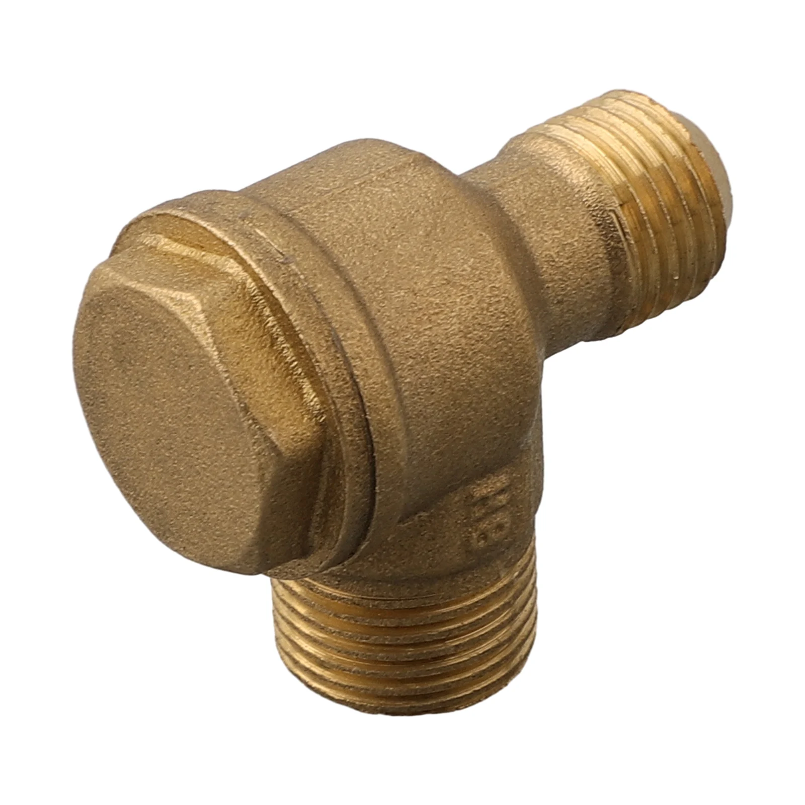 Air Compressor Check Valve 16x14mm/20x16mm Gold Brass 2-Port Cut-off Valve Connector Tool Pneumatic Tool Accessories