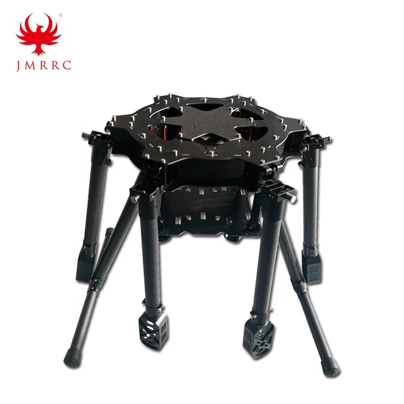 960mm Full Carbon Fiber Hexa-Rotor Frame Foldable Arm Hexacopter Frame Kit with Unflodable Landing Gear for FPV JMRRC