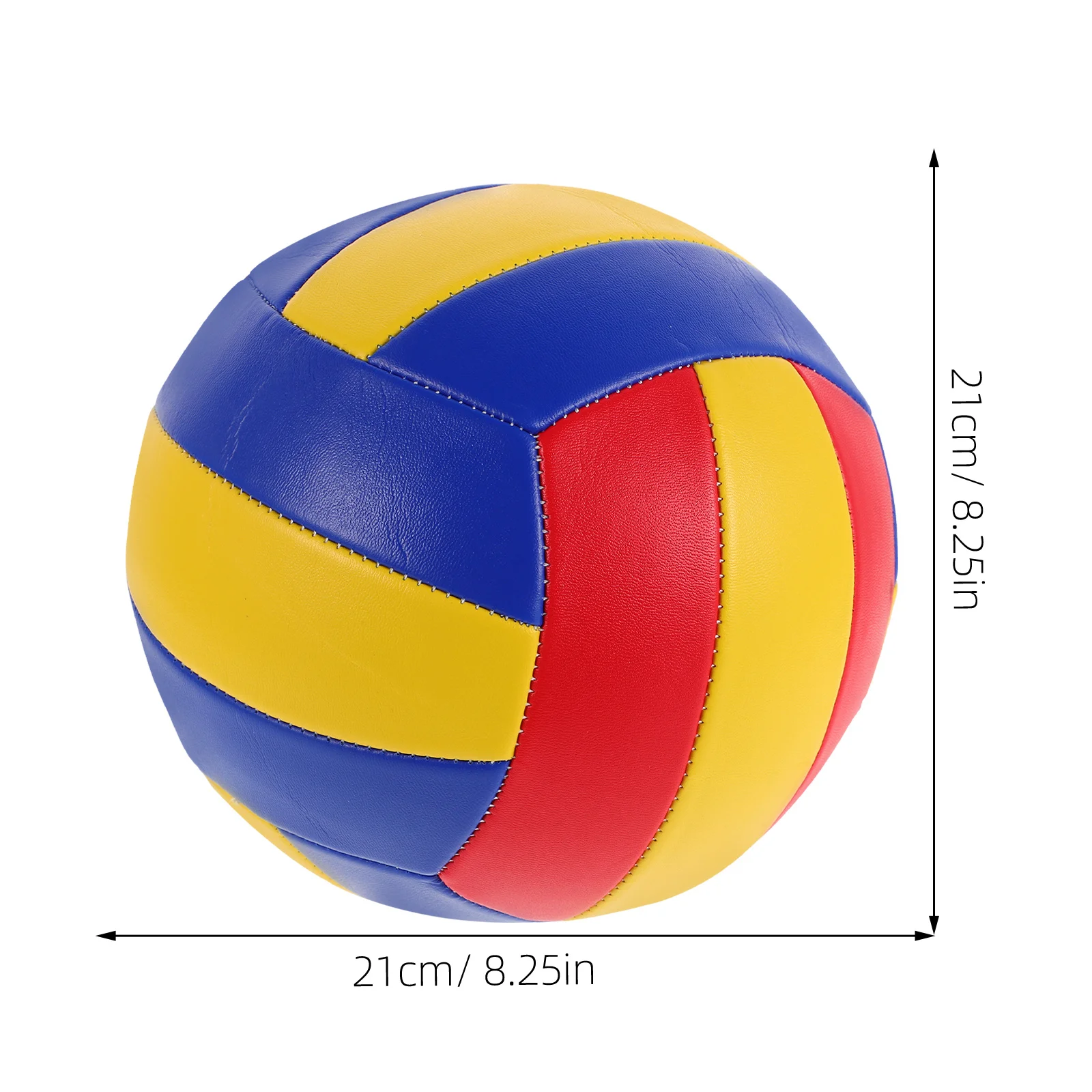 كرة طائرة شاطئية ناعمة مقاومة للماء مخيطة لتدريب الكرة الطائرة في الأماكن المغلقة والخارجية وممارسة كرة الرياضات المائية #3