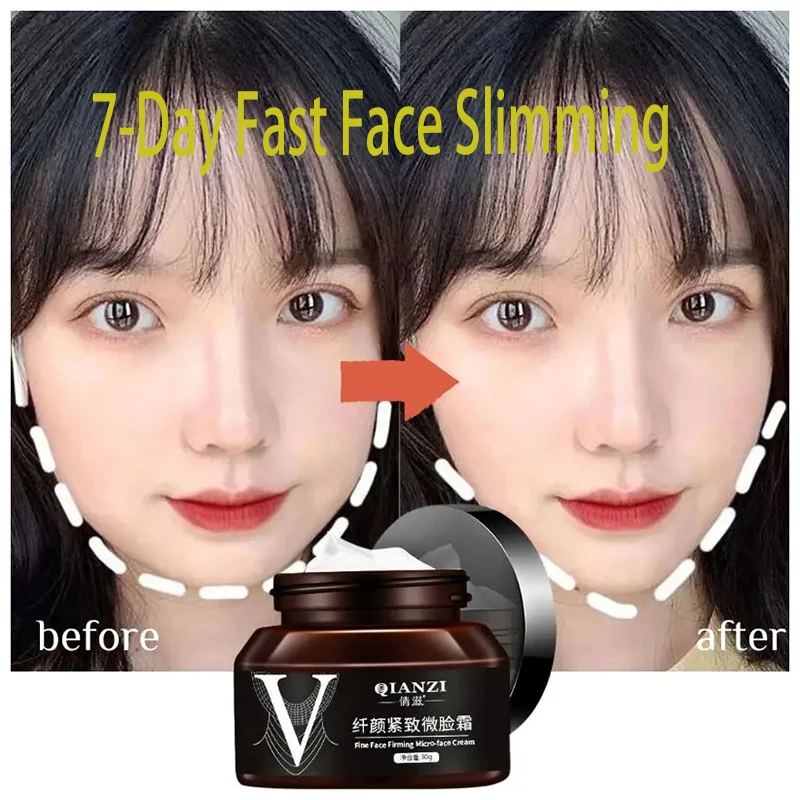 V Shape Slimming Cream Firming Face-lift Remove Masseter Muscle Double Chin Tighten Mandibular Fat Burning Cream Fade Neck Lines