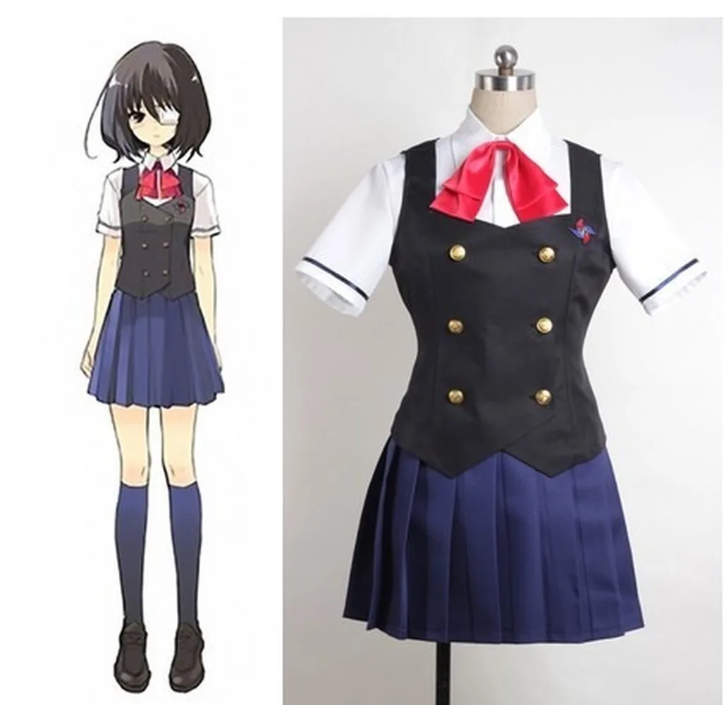 Un altro costume Misaki Mei Akazawa Izumi anime cosplay donna ragazze uniforme scolastica giapponese