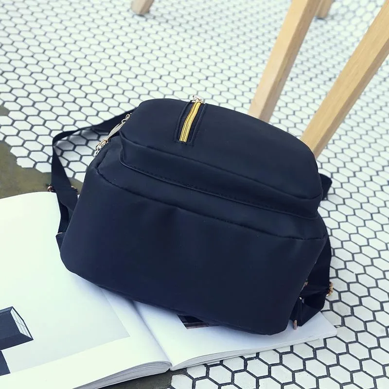 Nylon Female Korean Version All-match Mini - Shoulder Bag Small Dual-purpose Backpack Oxford Cloth Crossbody Bag Fallow